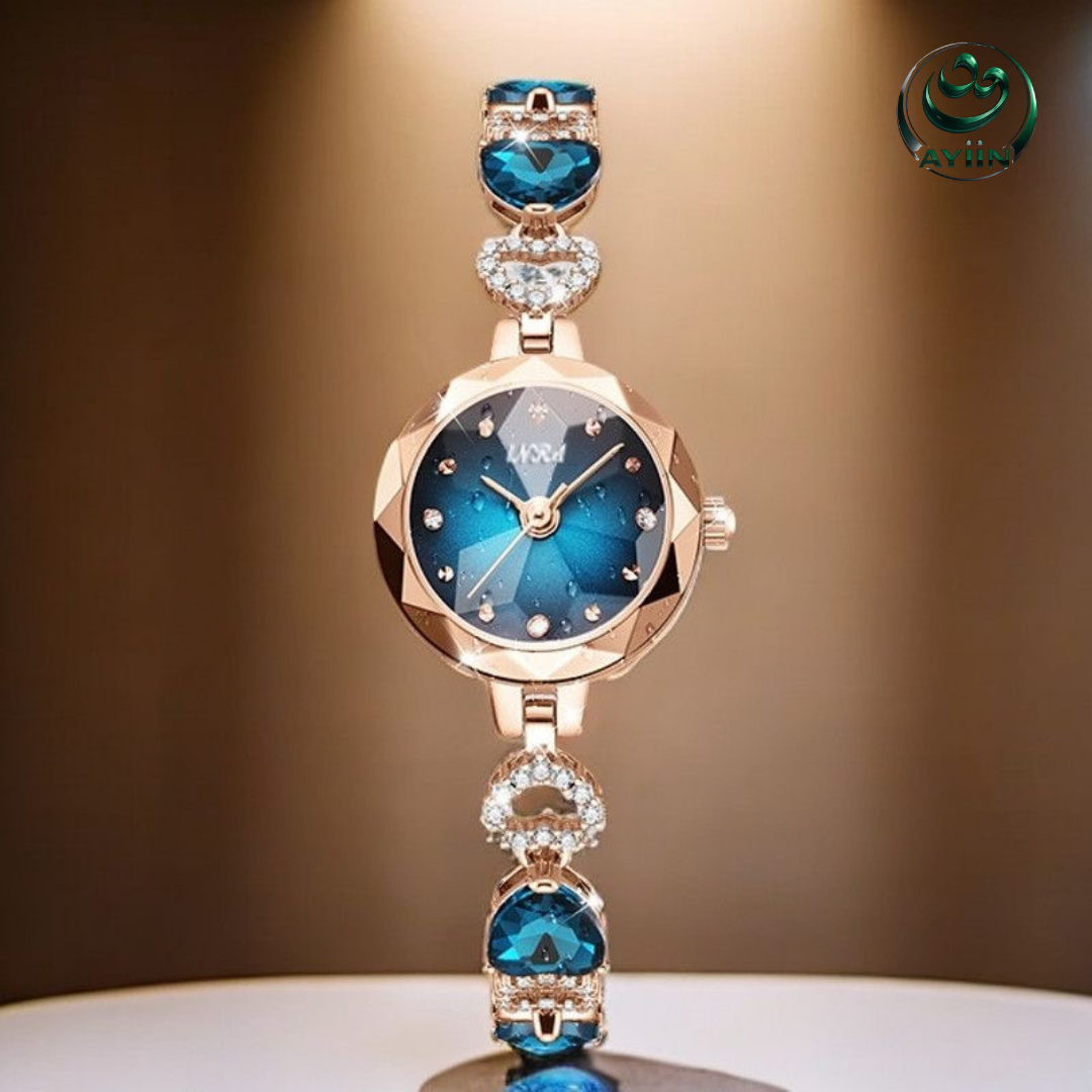 Ancient wind ocean sapphire light luxury hundred trend fashion temperament ladies watch