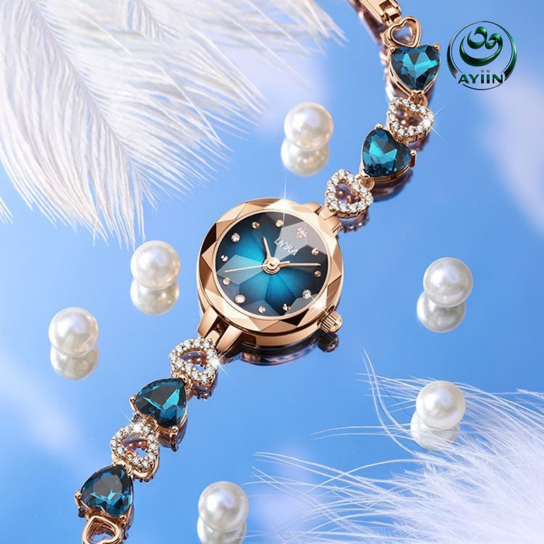 Ancient wind ocean sapphire light luxury hundred trend fashion temperament ladies watch