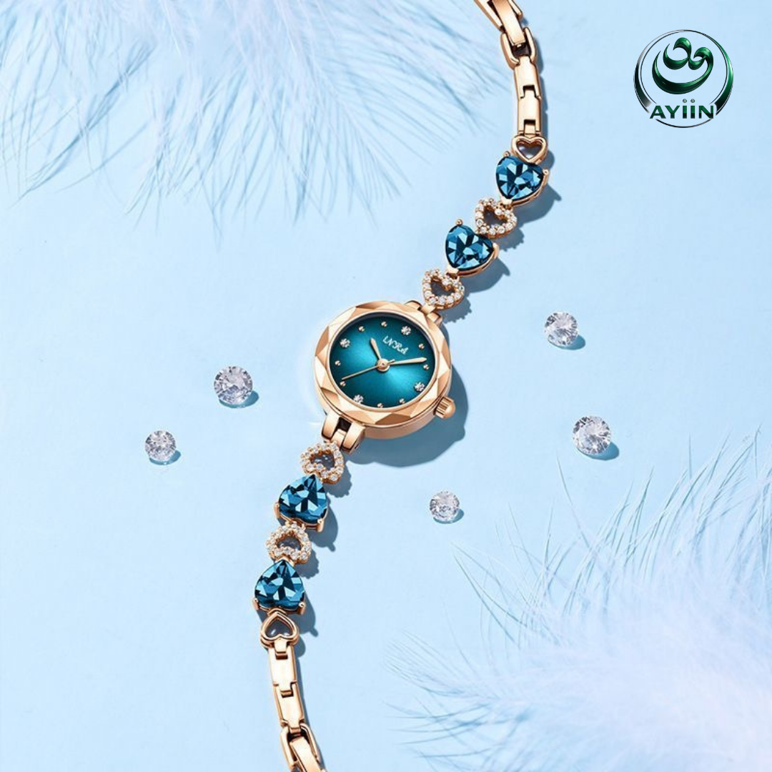 Ancient wind ocean sapphire light luxury hundred trend fashion temperament ladies watch