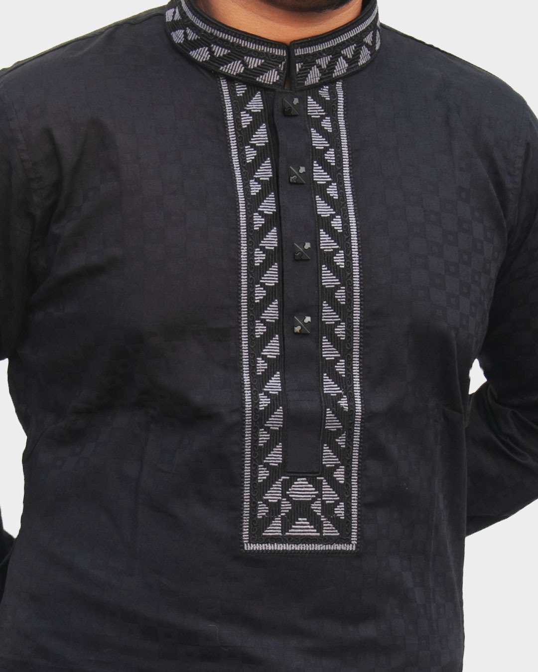 Premium Black Men’s Panjabi